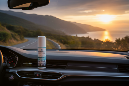 Car Odor Neutralizer with Scenic Background